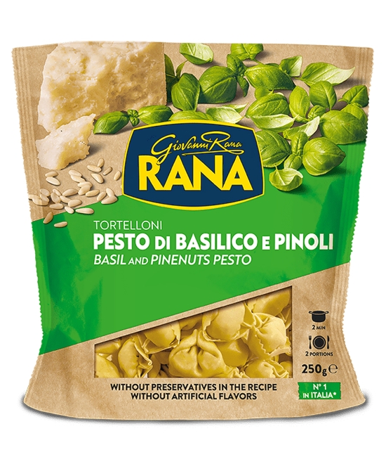 Tortellini s bazalkovým pestom 250g