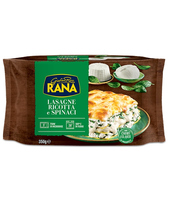 Lasagne Ricotta e spinaci 350g