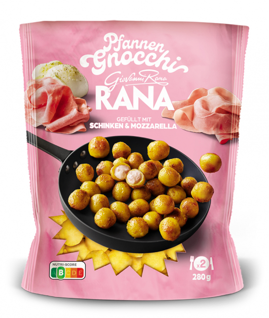 Gnocchi so šunkou a mozzarellou 280g