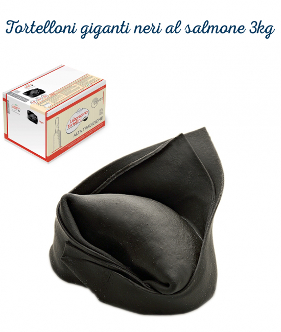 Tortelloni sépiové s lososom 3kg