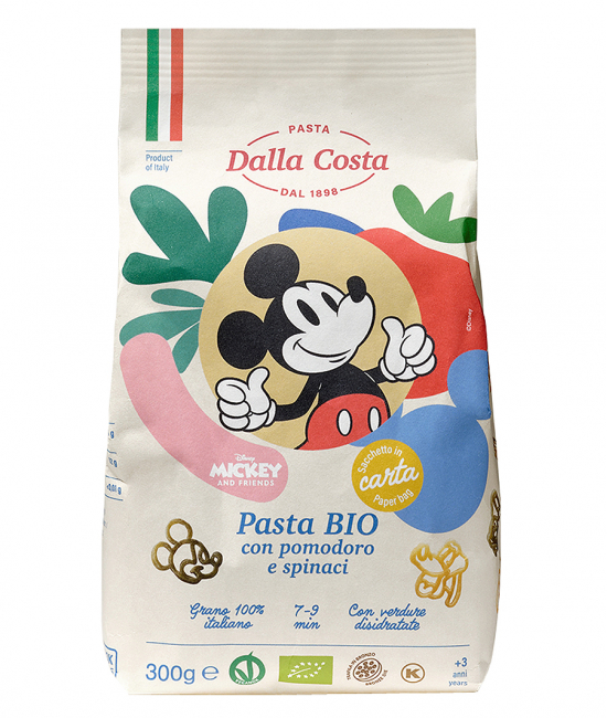 Mickey & Co - trojfarebná cestovina BIO 300g