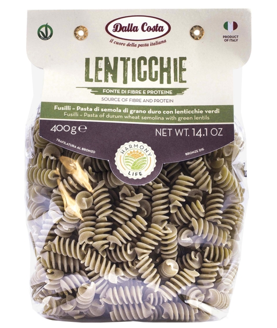 Fusilli Lenticchie verdi 400g 