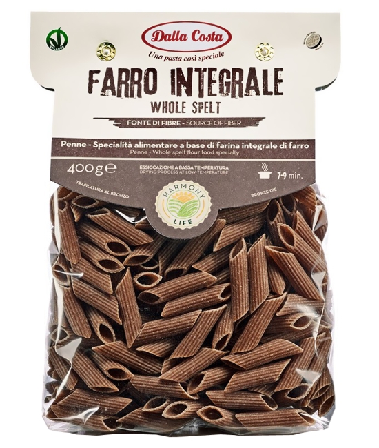 Penne špaldové celozrnné 400g