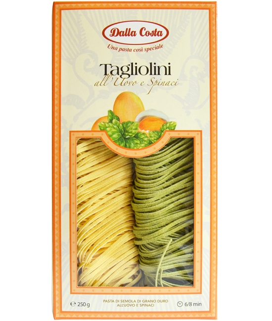 Tagliolini all Uovo e Spinaci 250g