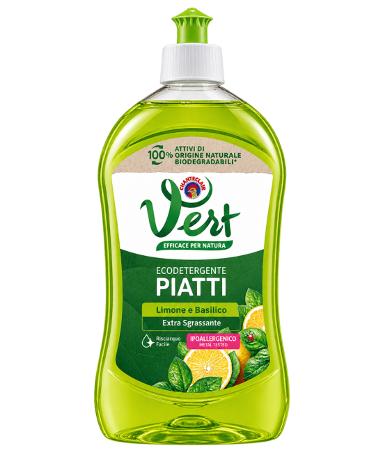 Vert saponát na riad s citrónom a bazalkou 500ml CHANTECLAIR