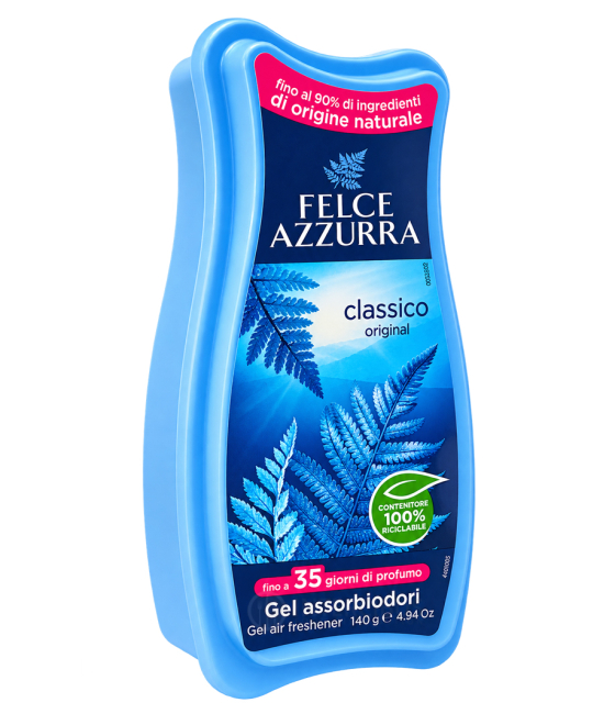 Gélový pohlcovač pachov Classico 140ml Felce Azzurra
