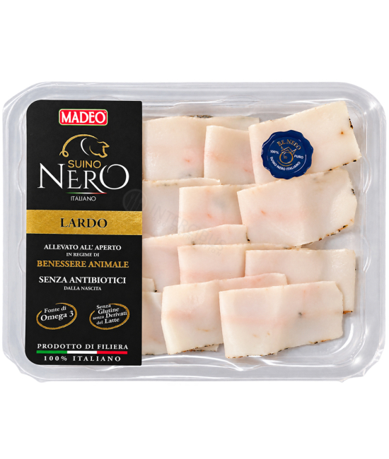 Slanina z čierneho kalabrijského ošípaného 80g Madeo
