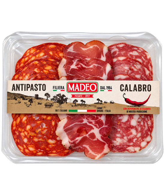 Antipasto 80g MADEO - údená kalábrijská zmes