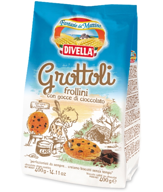 Grottoli s čokoládovými kvapkami 400g