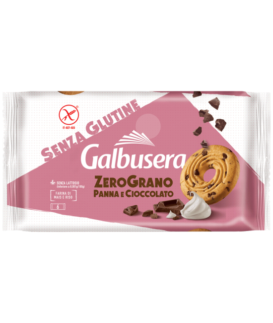 Bezlepkové sušienky so smotanou a čokoládou 220g Galbusera