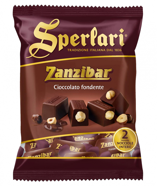 ZANZIBAR Horká čokoláda s lieskovými orieškami 117g