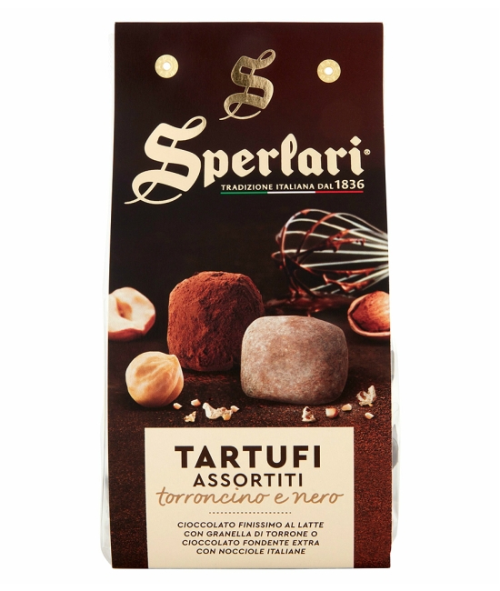 Tartufi assortiti - horká a miečna čokoláda 160g