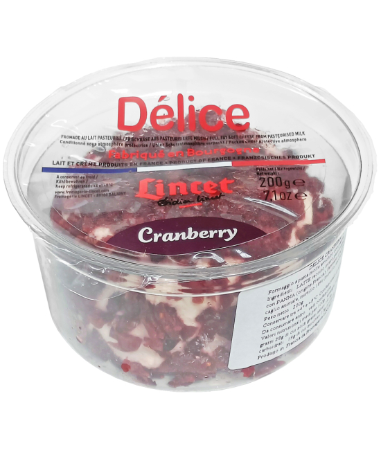 Délice Cranberry 200g Lincet