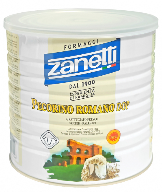 Pecorino Romano DOP strúhaný 1kg ZANETTI