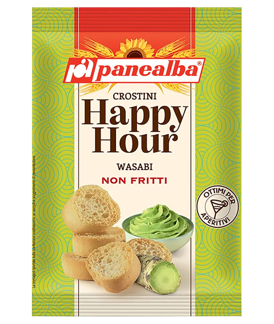 Crostini Happy Hour s wasabi 50g PANEALBA