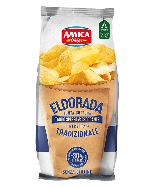 ELDORADA Tradizionale - zemiakové lupienky solené s nízkym obsahom tuku 130g