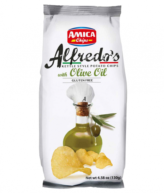 Alfredo's zemiakové lupienky s olivovým olejom 130g