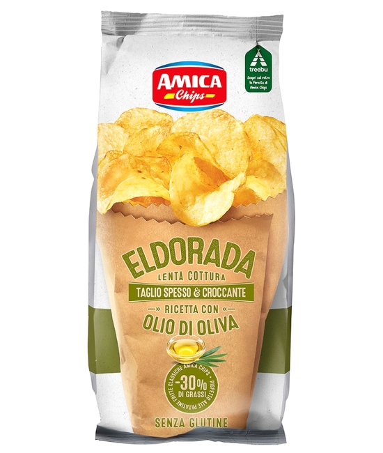 ELDORADA zemiakové lupienky s olivovým olejom 130g