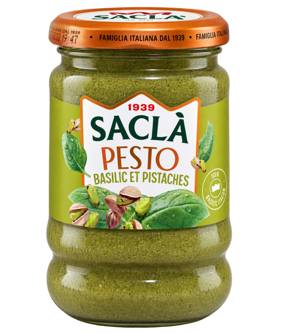 Pesto Bazalka a Pistácie 190g SACLA