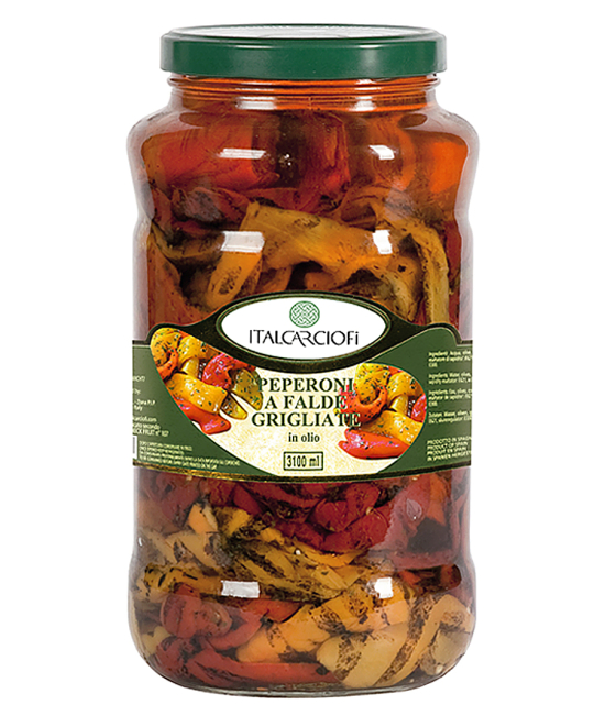 Grilované plátky papriky 3,1kg ITALCARCIOFI