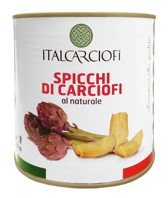 Carciofi Spicchi naturale 2650g - artičoky štvrtené