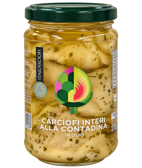 Carciofi Interi alla Contadina 280g Italcarciofi