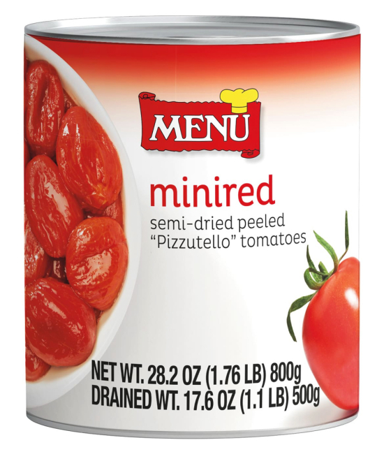 Mini červené paradajky "Pizzutello" 800g MENU